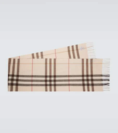 Burberry Burberry Check cashmere scarf 1