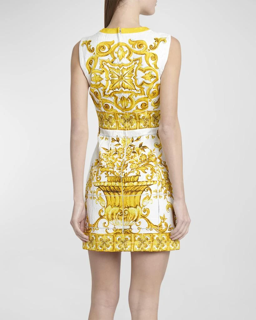 Dolce & Gabbana Brocade Print Mini Dress 6