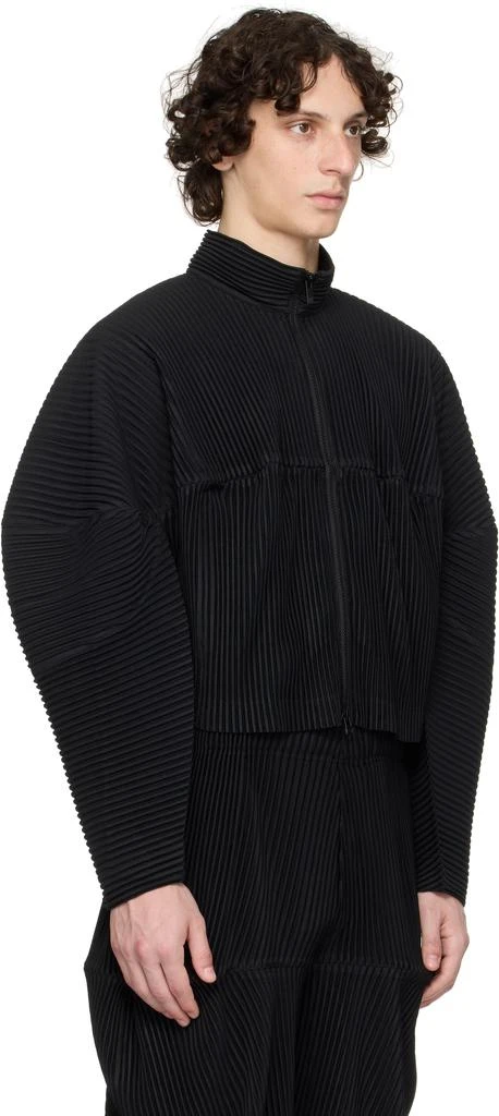 Homme Plissé Issey Miyake Black Kinetic Sculpture Jacket 2