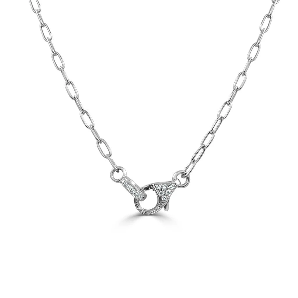 Sabrina Designs 14k Gold & Diamond Paperclip Link Necklace 4