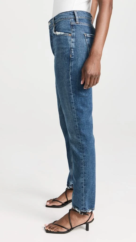 AGOLDE Riley Long: High Rise Straight Jeans 3