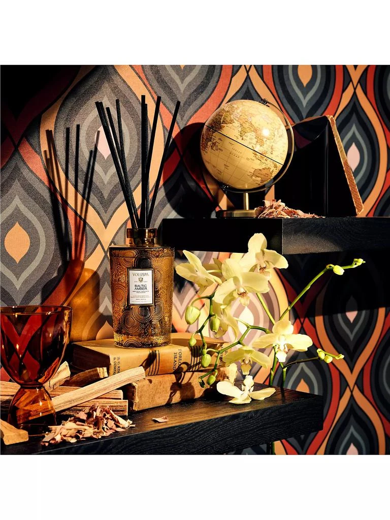 Voluspa Japonica Baltic Amber Diffuser Set 4
