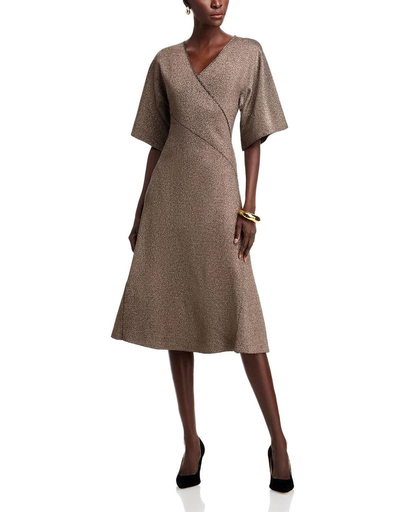 Tahari The Everly Lurex Sweater Dress 1