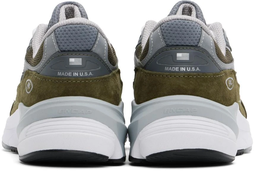 New Balance Green Made in USA 990v6 Sneakers 2