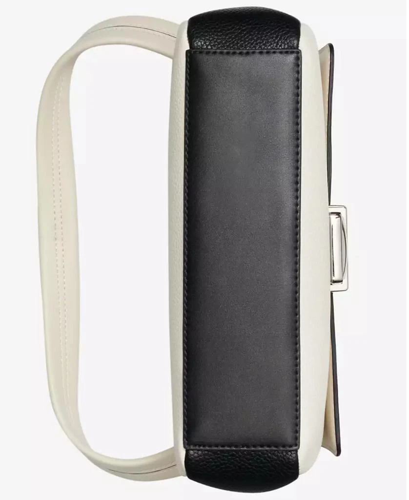 Calvin Klein Clove Mixed Material Push-Lock Shoulder Bag 8