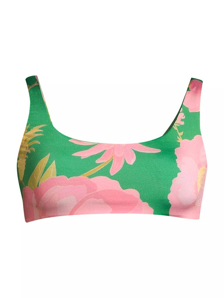 Farm Rio Winter Garden Bikini Top