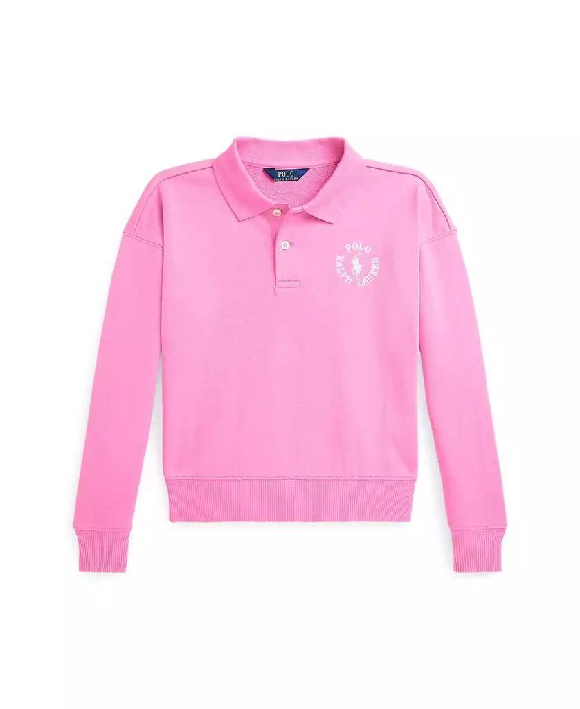 Ralph Lauren Big Girls Logo French Terry Polo Sweatshirt 1