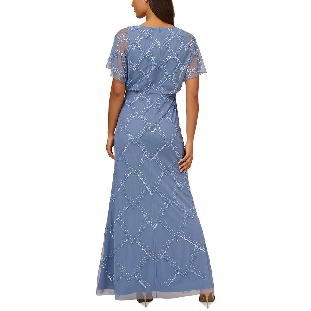 Adrianna Papell Womens Blouson Maxi Evening Dress 2