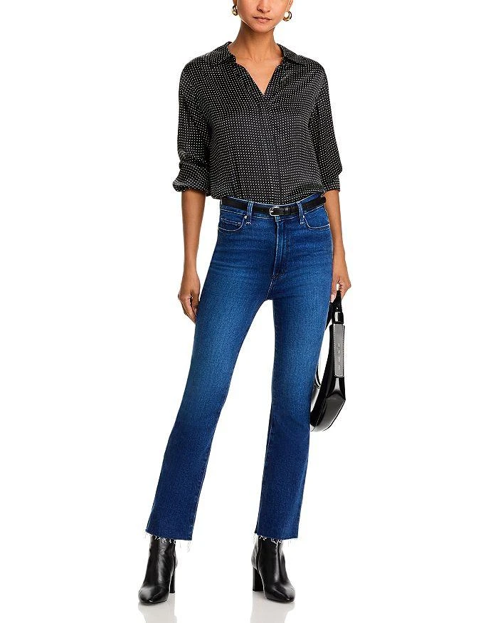 Paige Claudine High Rise Ankle Flare Jeans in Sailaway 2