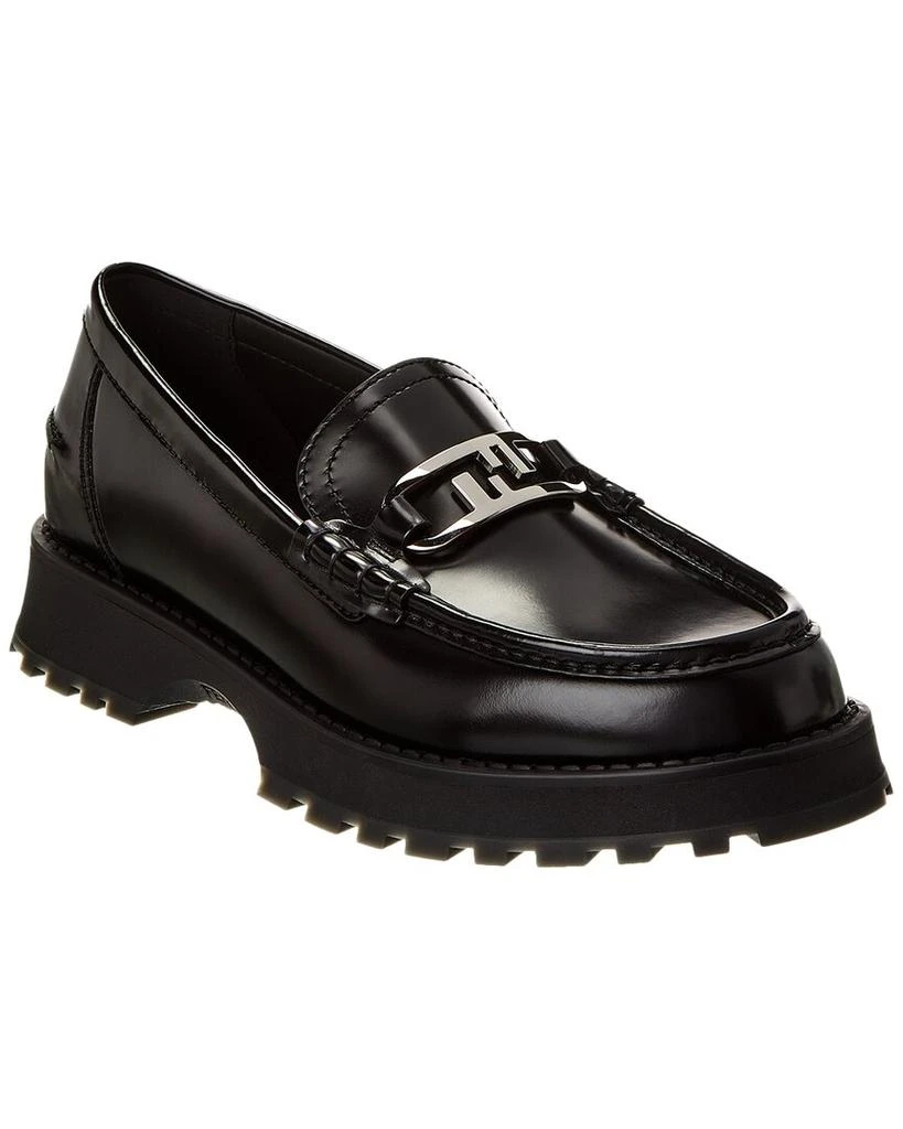 Fendi FENDI O'Lock Leather Loafer 1