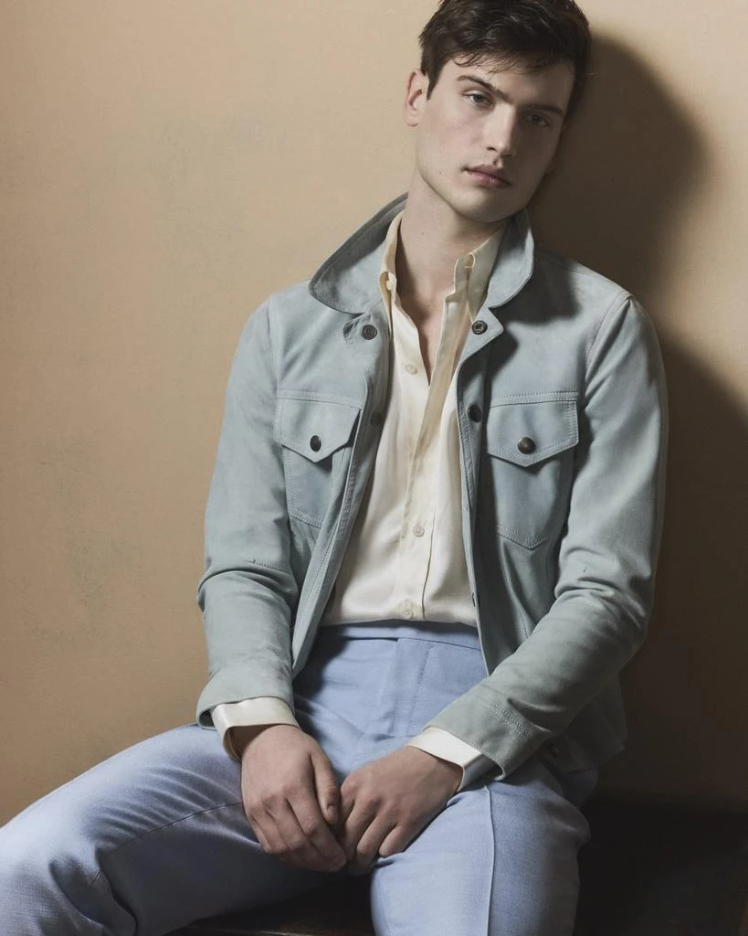 Tom Ford Men's Soft Suede Blouson Jacket 2