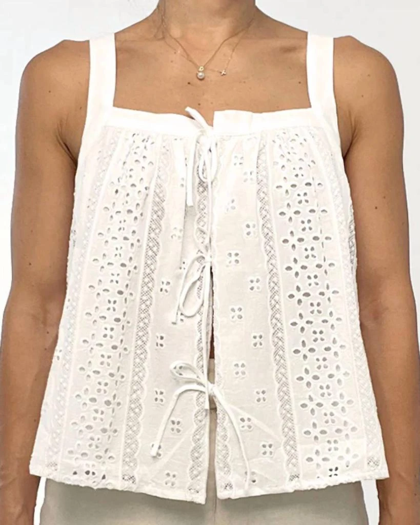 Greylin Greylin - Vivi Cotton Eyelet Top 2