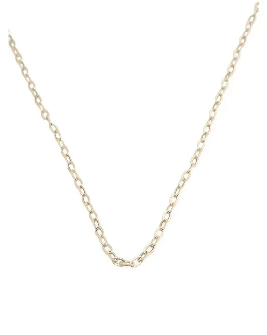 GOLDEN CLEF Made In Italy 14kt Gold Chain Necklace