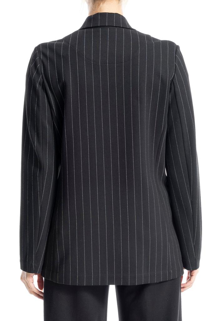 Max Studio One-Button Double Knit Blazer