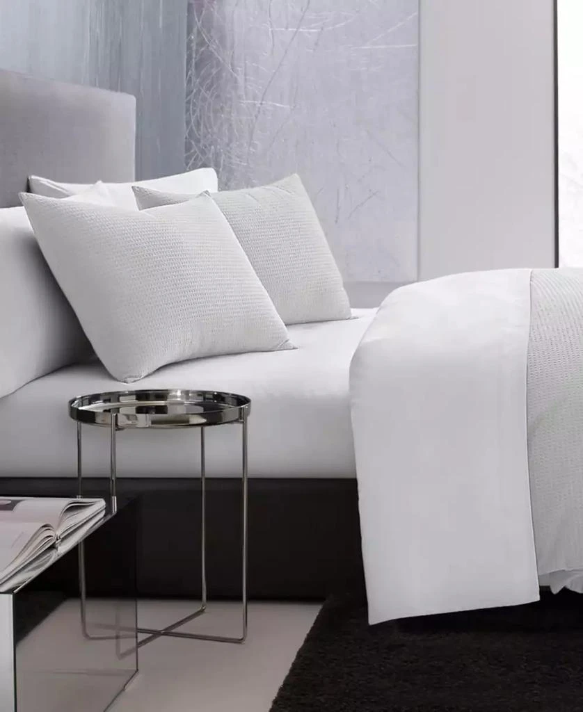 Vera Wang Waffle Pique Cotton 3 Piece Comforter Set 2