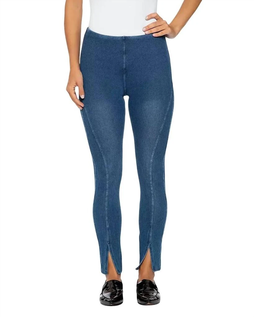 Lyssé Lysse - Denim Front-slit Leggings 1