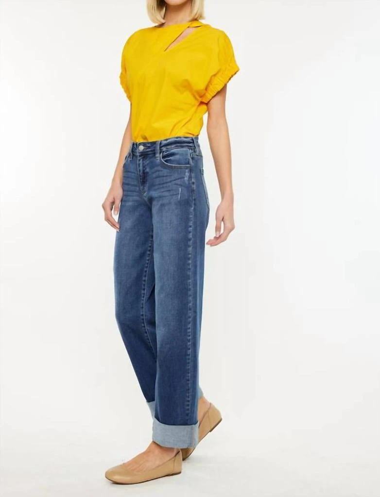 KanCan Kancan - Ivanna Essentials High Rise Wide Leg Jeans 3