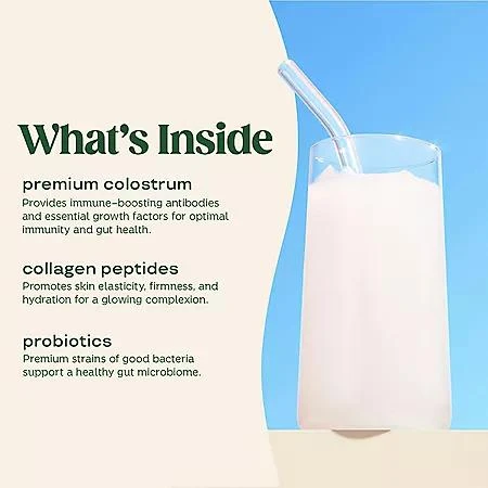 Bloom Nutrition Bloom Nutrition Colostrum & Collagen Peptides, 0.64 lbs. 2