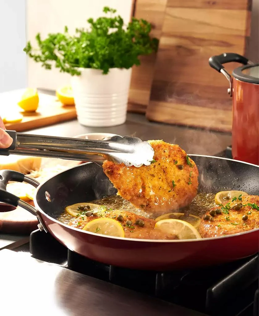 Tramontina Porcelain Enamel Heavy Gauge Aluminum Non Stick 11 Piece Cookware Set 12