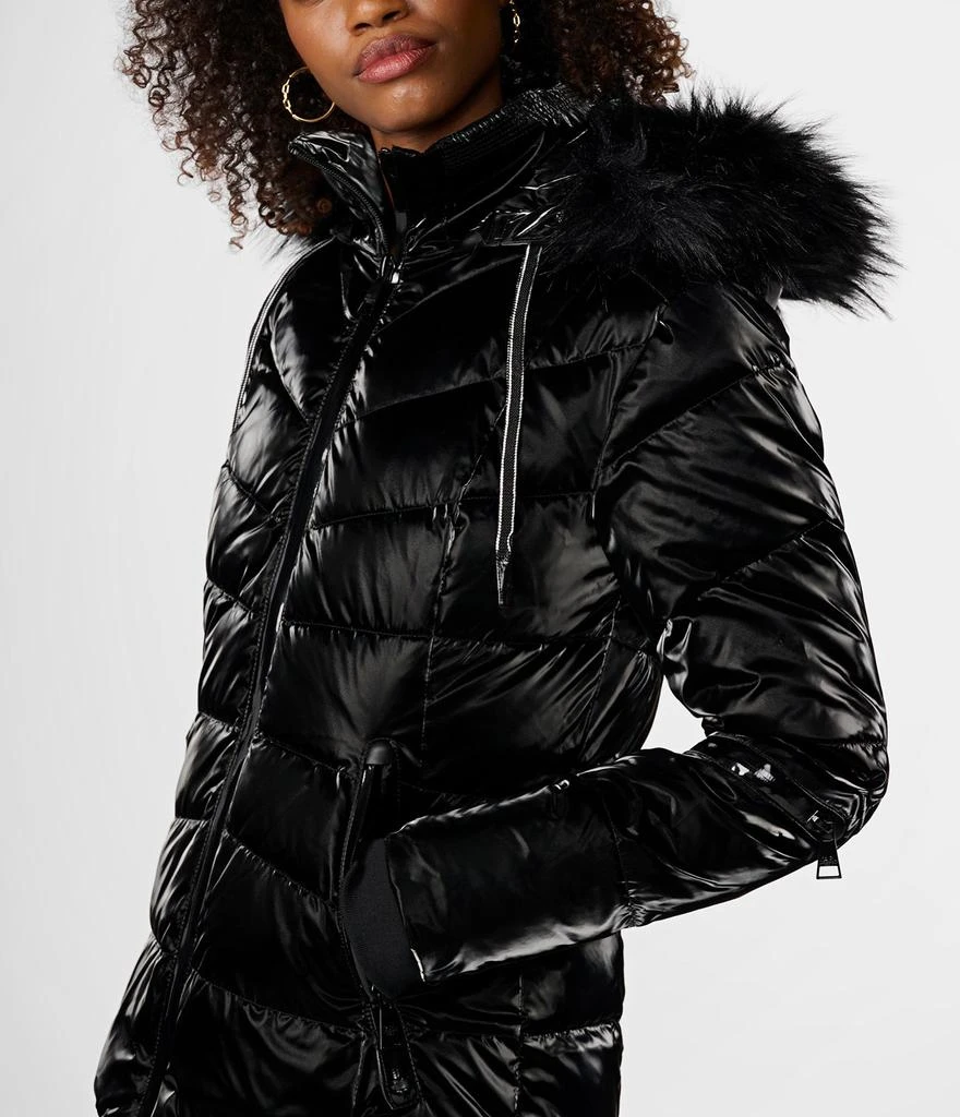 Karl Lagerfeld Paris FUR TRIMMED APRES SKI PUFFER 3