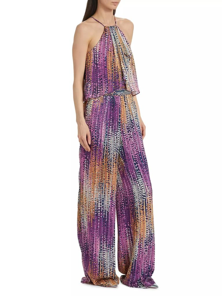 Ramy Brook Leora Tie-Dye Dotted Jumpsuit 4