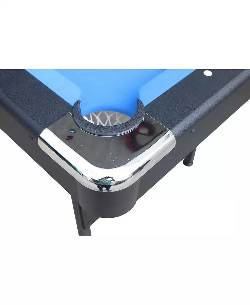 Streamdale Furniture Streamdale 3-in-1 Multi Game Table for Pool, Table Tennis, and Dining 9