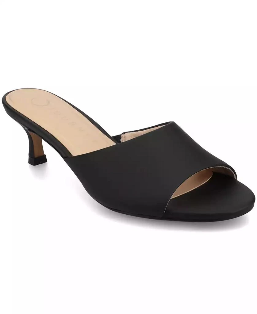 Journee Collection Women's Jeylah Kitten Heel Dress Sandals 1