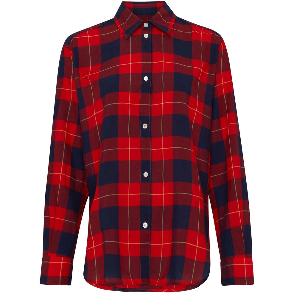 Totême Tartan lyocell shirt 2