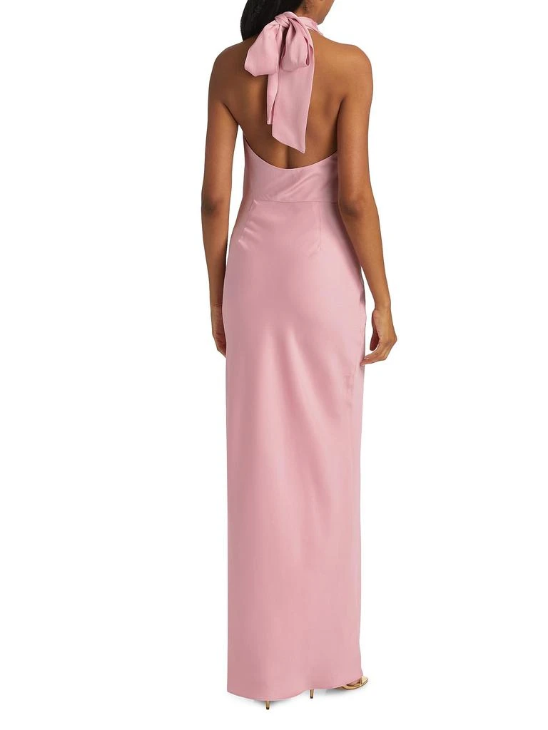 Galilea Embellished Draped Halter Gown  On Sale Now with Up to 83% Off |  Discover Exclusive Deals & Savings at BeyondStyle  Authentic Nicholas the  Label dresses|women's|women's apparel|open-back|Women's|column gown with  Limited-Time