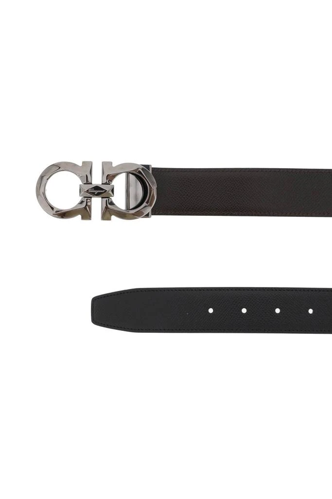 FERRAGAMO reversible faceted gancini buckle belt 2