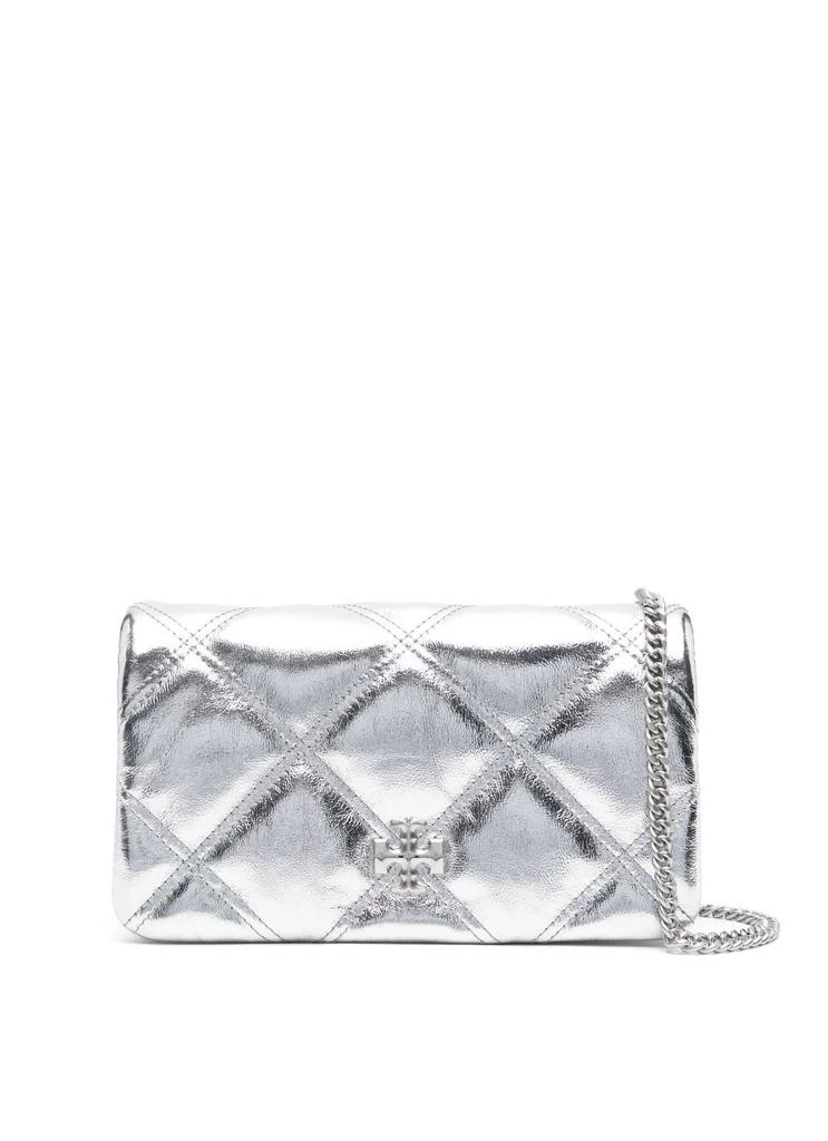 Tory Burch Kira Metallic Diamond Quilt Chain Wallet 1