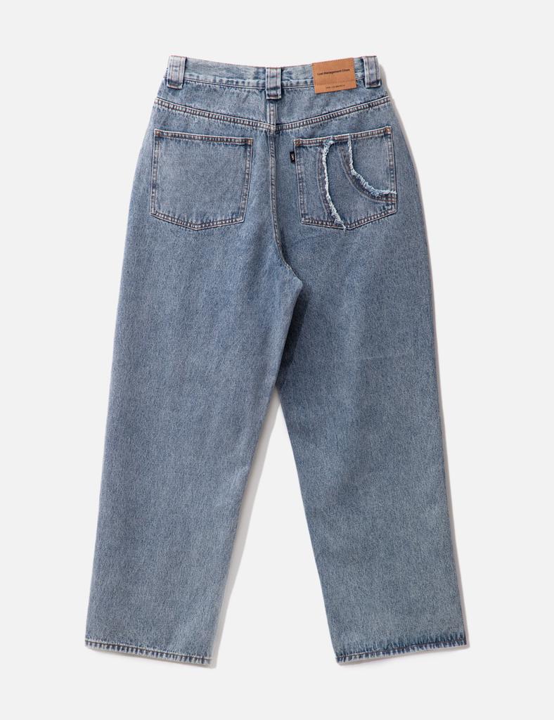 LMC Curved Raw Edge Denim Wide Jean