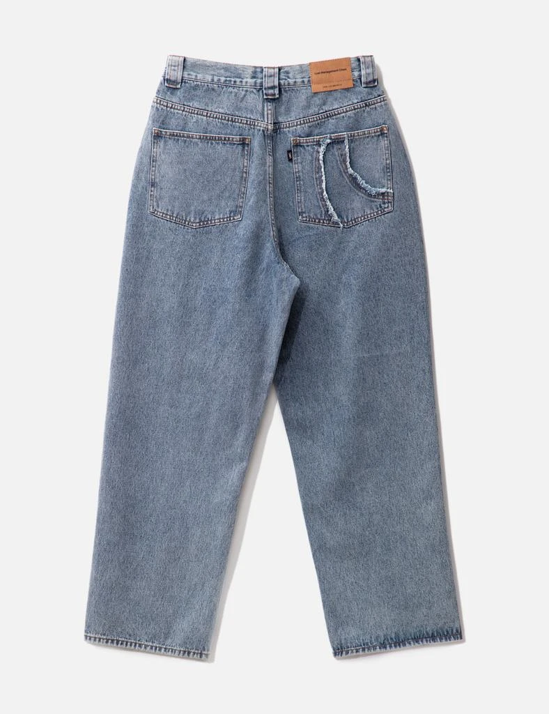 LMC Curved Raw Edge Denim Wide Jean 2