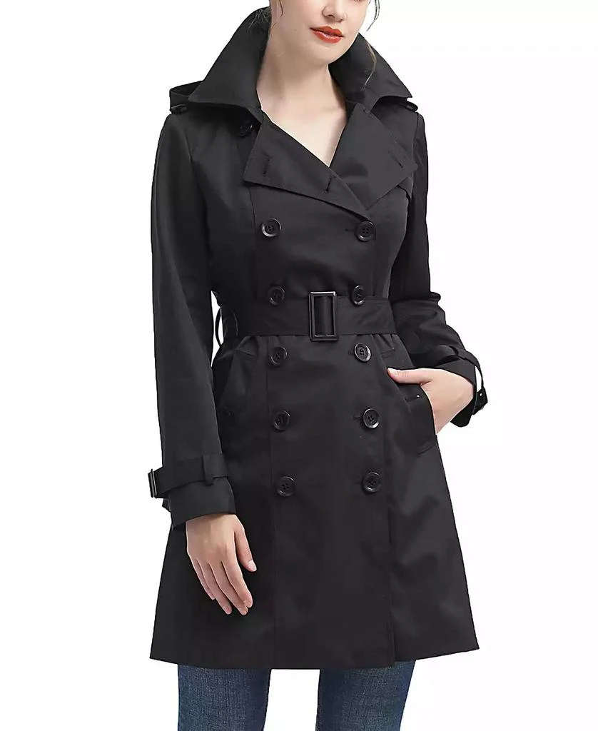 kimi + kai Women's Adley Water Resistant Hooded Trench Coat 1