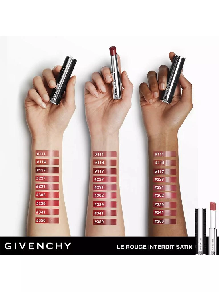 Givenchy Le Rouge Interdit Satin Hydrating Lipstick 2