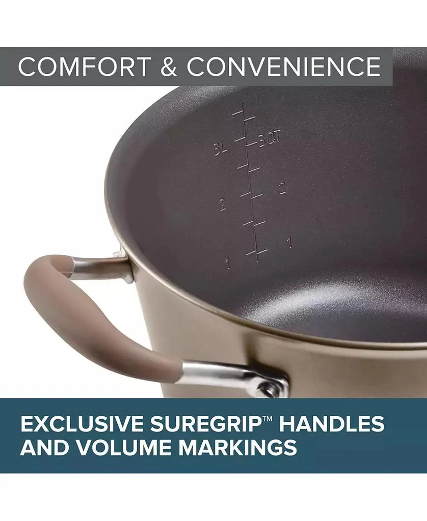Anolon Advanced Home Hard-Anodized Nonstick 4.5-Qt. Tapered Saucepot 3