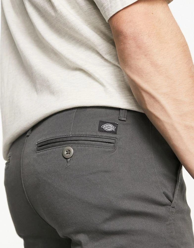 DICKIES Dickies Kerman pant in charcoal grey skinny fit 3
