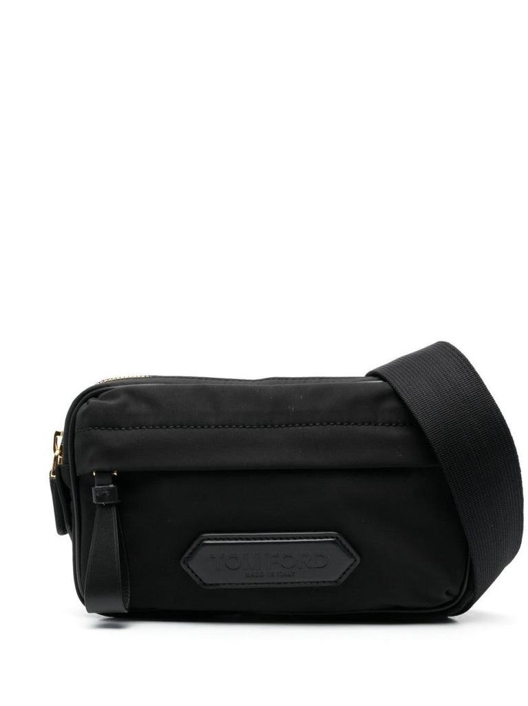 MM6 MM6 Maison Margiela Numbers-Patch Zipped Crossbody Bag