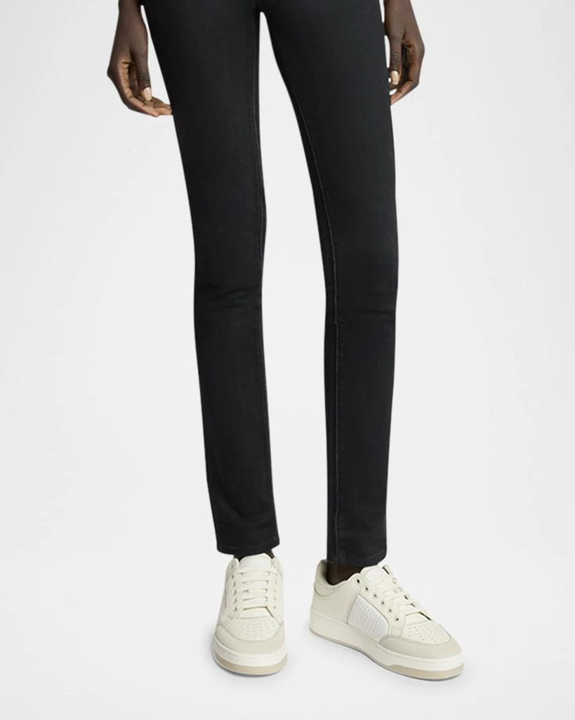 Yves Saint Laurent SL61 Mixed Leather Low-Top Sneakers 2