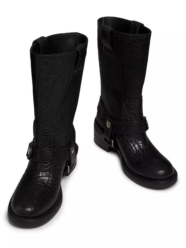 Miu Miu Moto Leather Ankle Boots 4