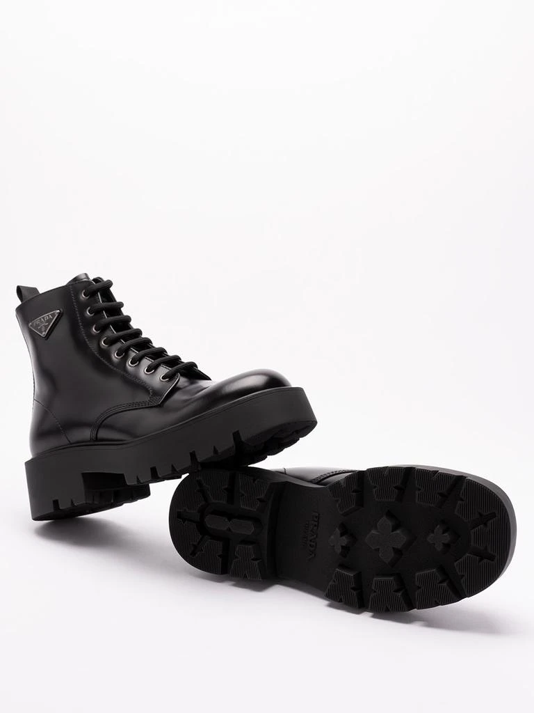 Prada Prada Lace-Up Platform Boots 4