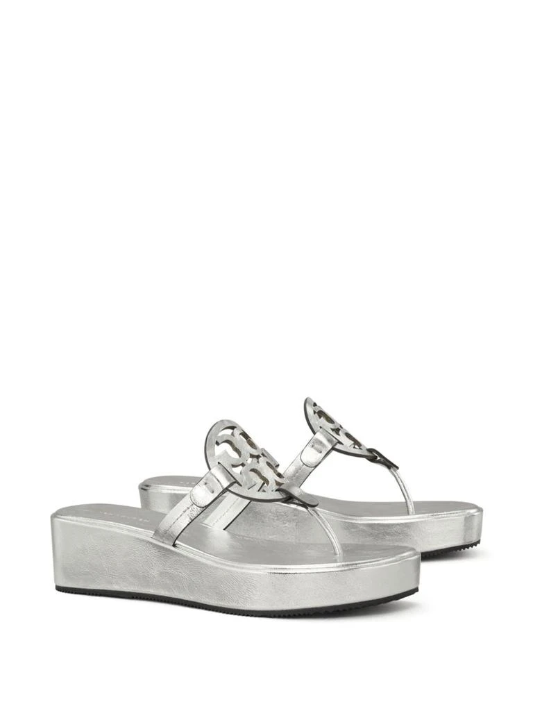 Tory Burch TORY BURCH - Miller Wedge Thong Sandals 2