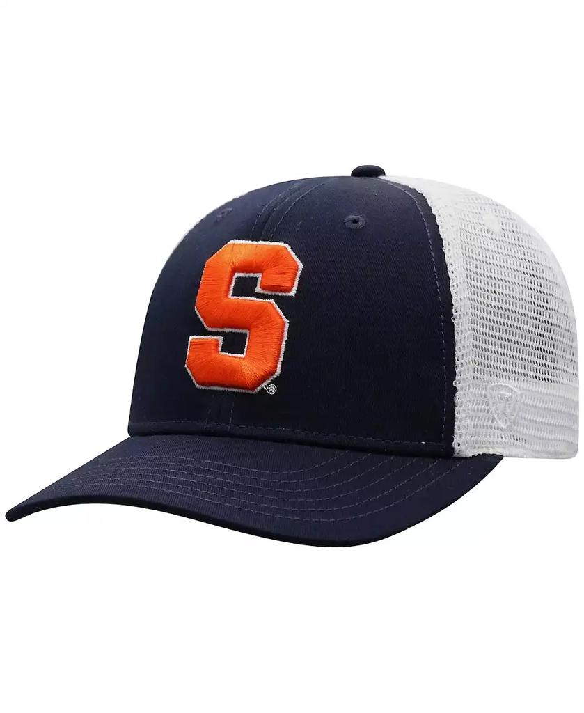 Top of the World Men's Navy, White Syracuse Orange Trucker Snapback Hat