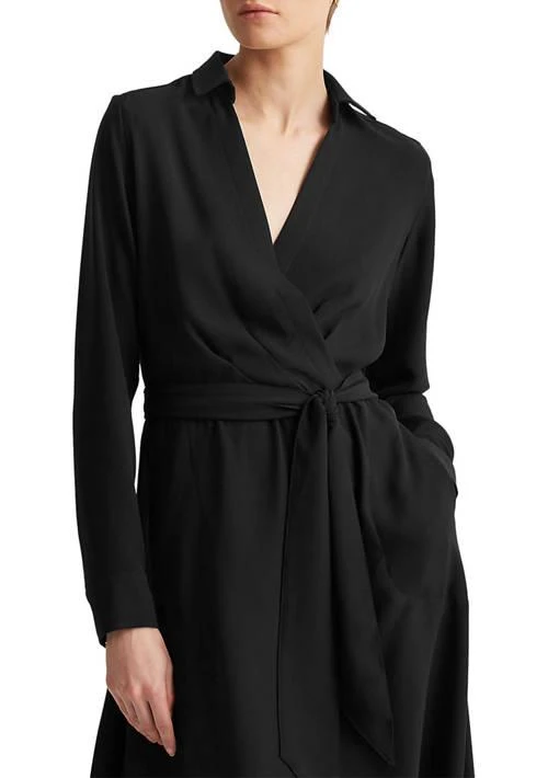 Ralph Lauren Ralph Lauren Women S Surplice Georgette Midi Dress 3