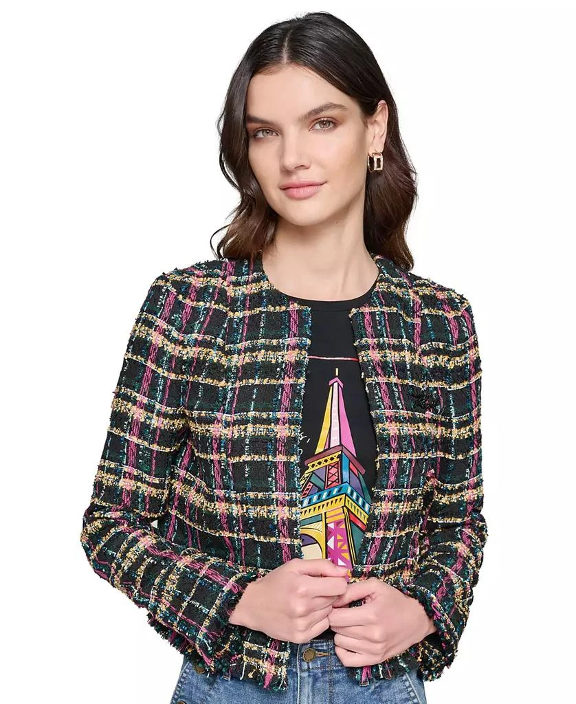 Karl Lagerfeld Paris Women's Tweed Jacket 1