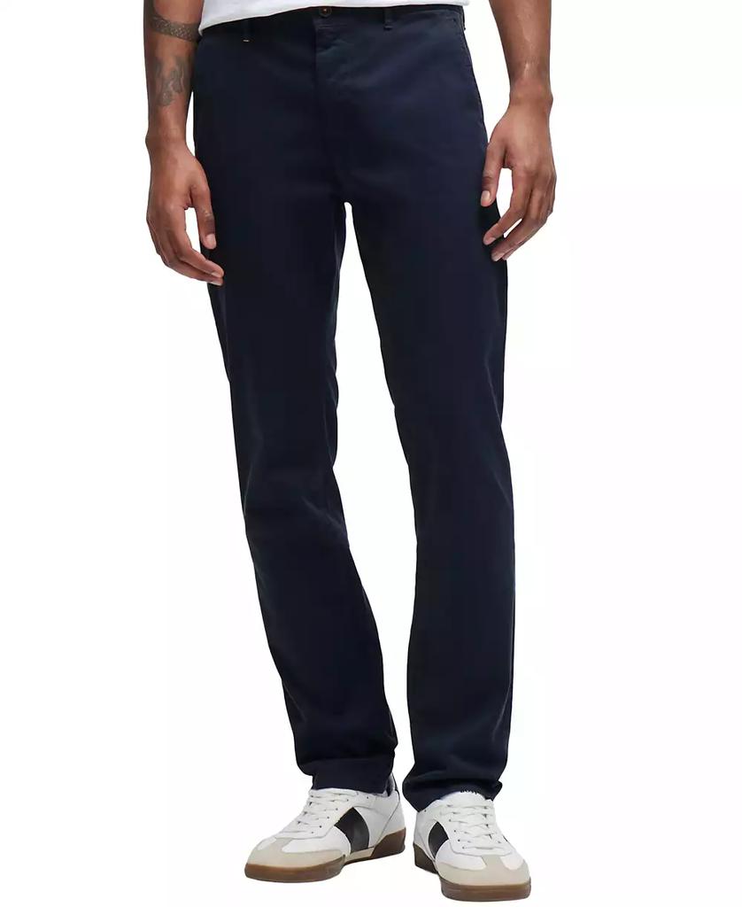 Hugo Boss Men
s Stretch-Cotton Satin Slim-Fit Chinos