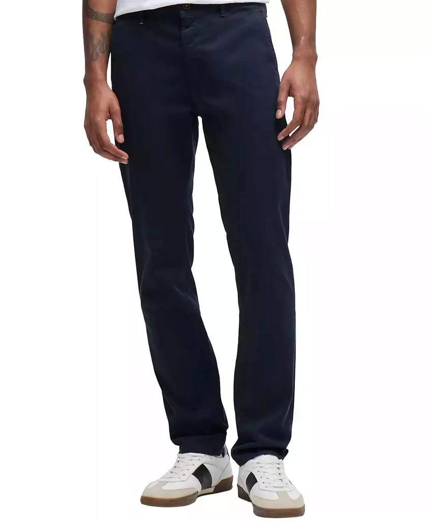 Hugo Boss Men
s Stretch-Cotton Satin Slim-Fit Chinos 1