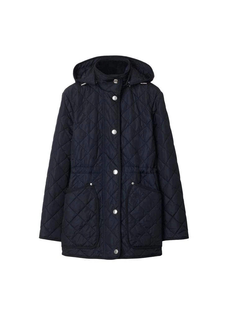 Burberry Quilted nylon hooded jacket 1