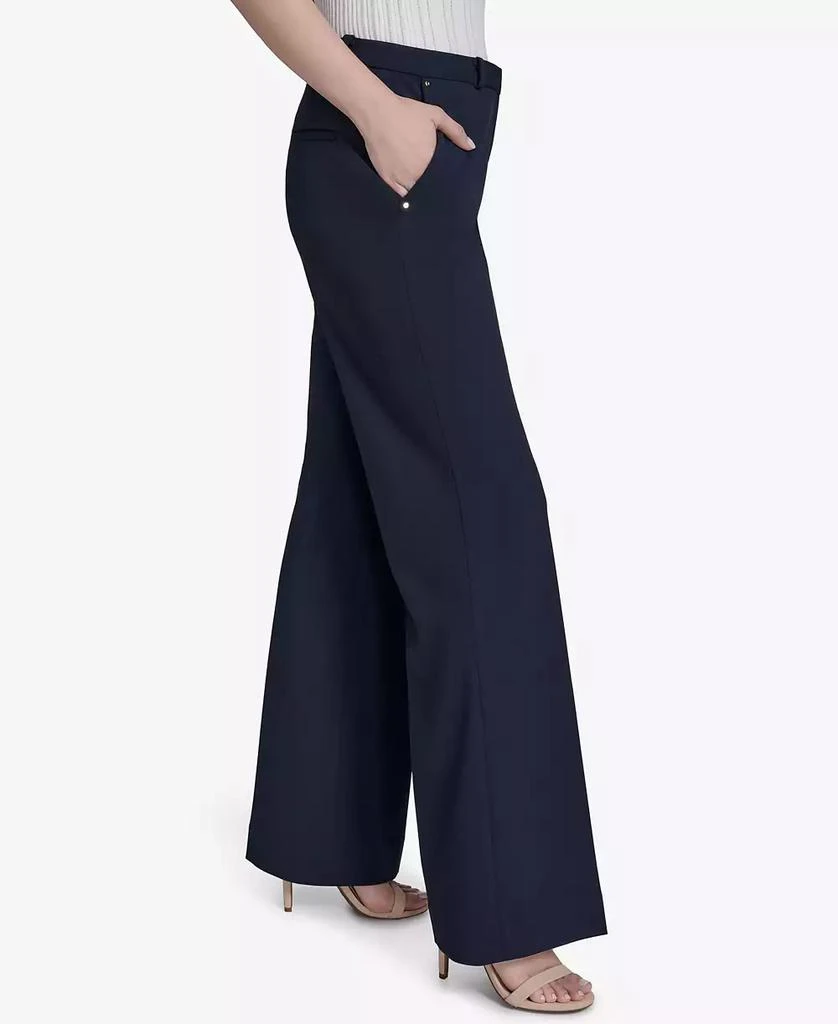 HALSTON Women's Front Slash Pocket Pant 3