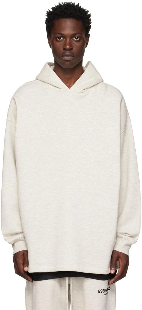 Essentials Off-White Relaxed Hoodie 1